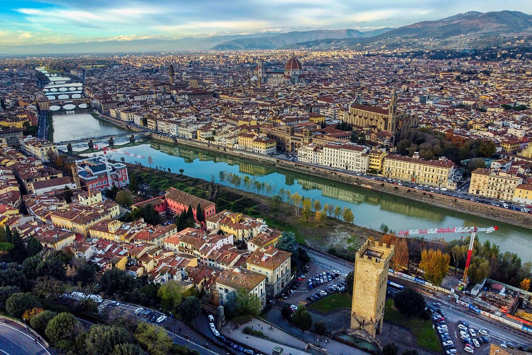 Florence skyline in Tuscany