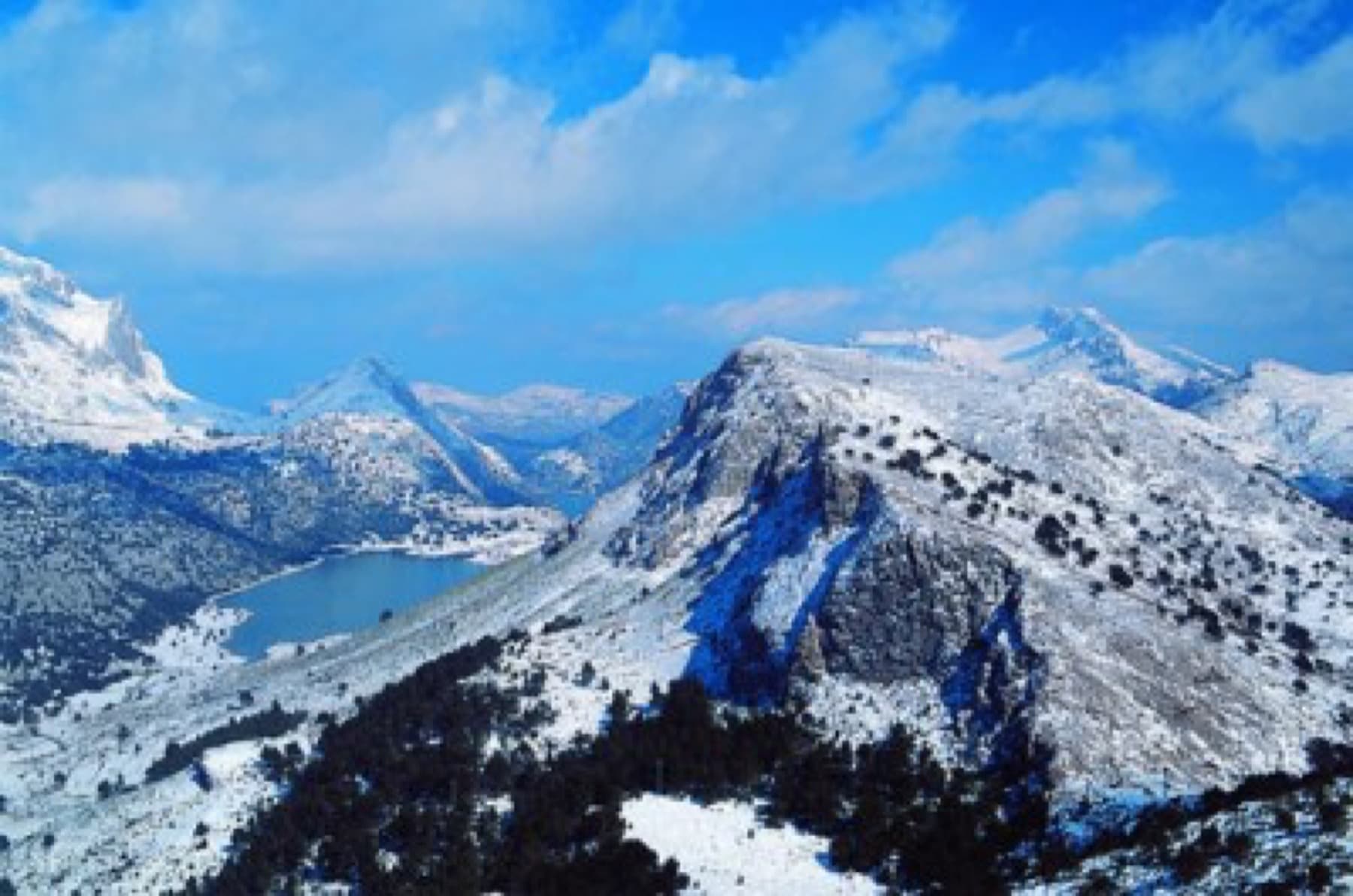 Serra de Tramuntana mountains in Mallorca