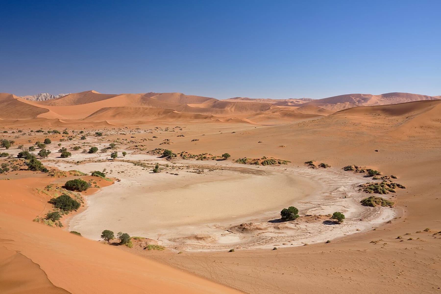 Sossusvlei desert dunes in Namibia