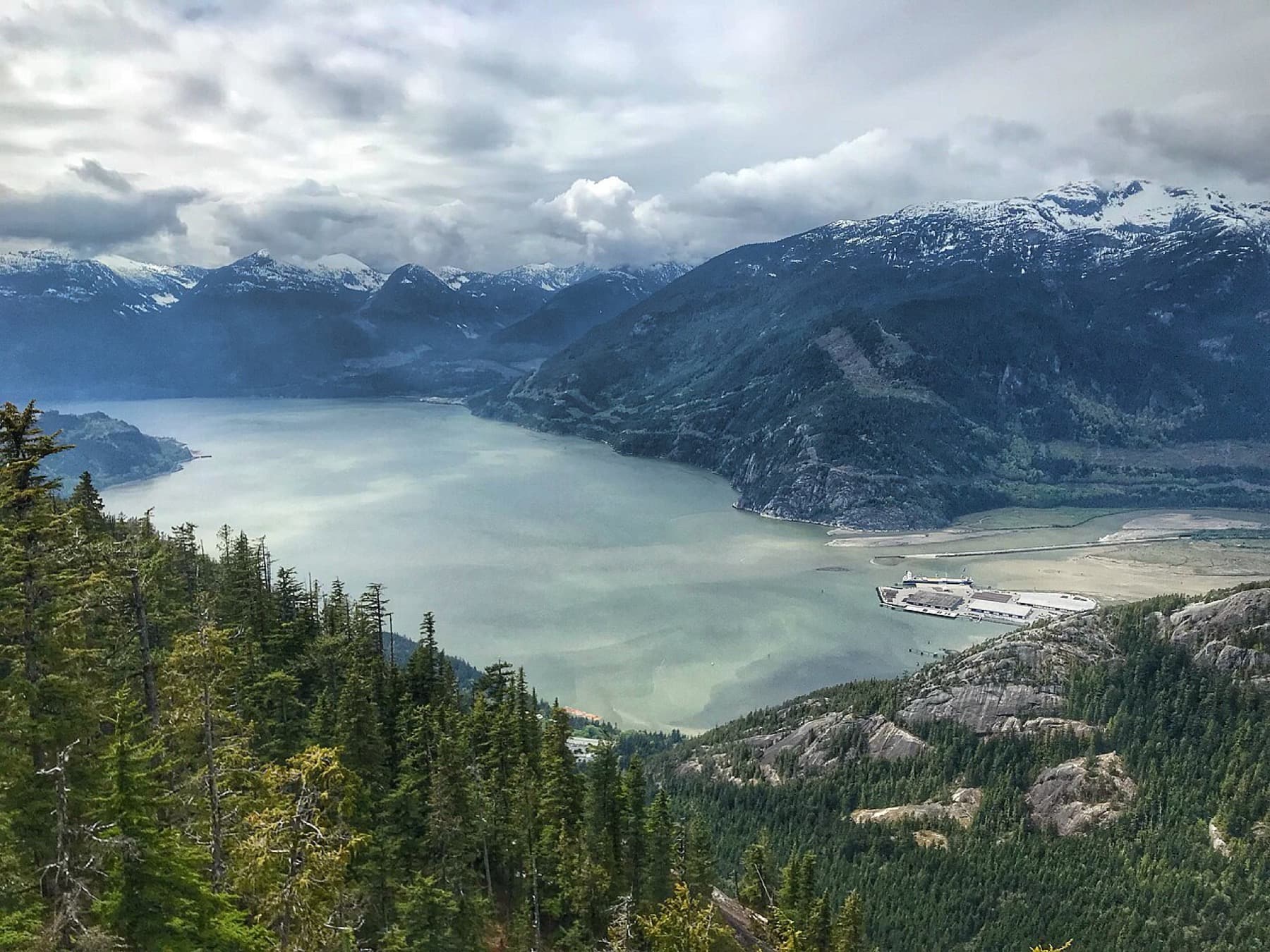 Sea to Sky Corridor valley in British Columbia